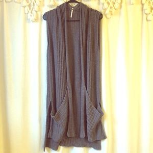 Free People Anywhere Duster Sweater